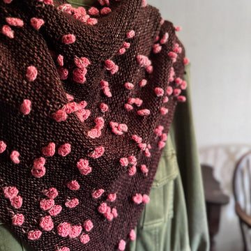 Falling Blossoms Cowl (knit)