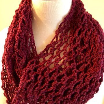 Vermillion Easy Infinity Scarf
