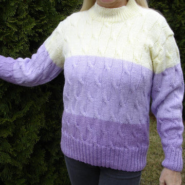 Pretty Cabled Pullover