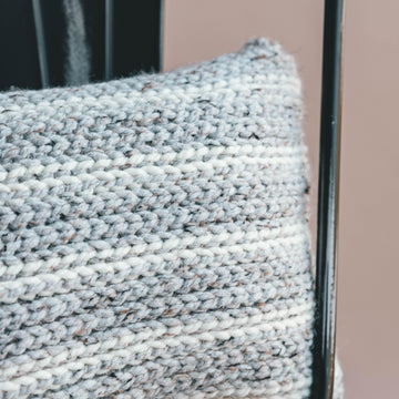Crochet Knit Look Pillow