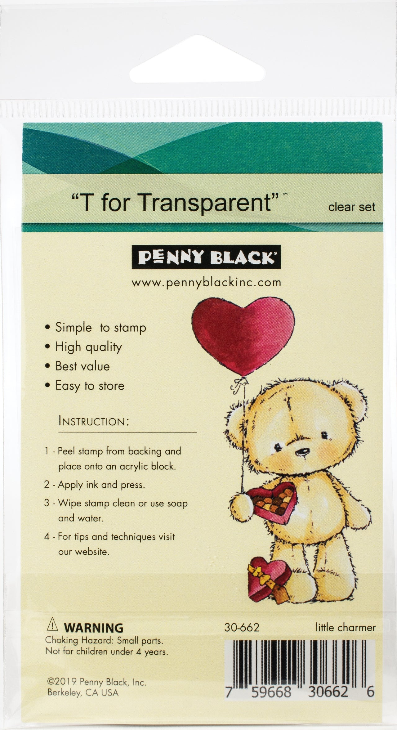 Penny Black Clear Stamps - Little Charmer 3"X4"