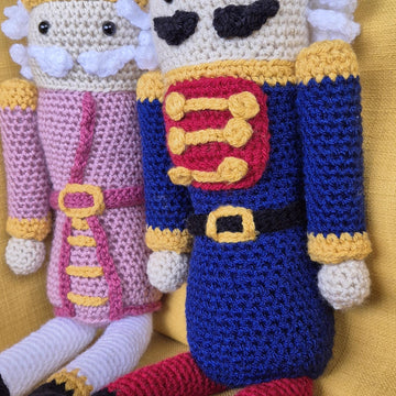 Nutcracker Pink Traditional Christmas Doll Dolls Crochet Amigurumi