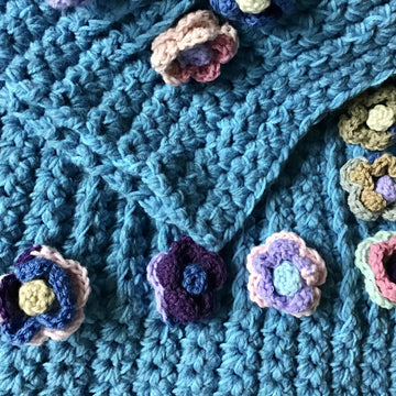 The Cabbage Rose Throw