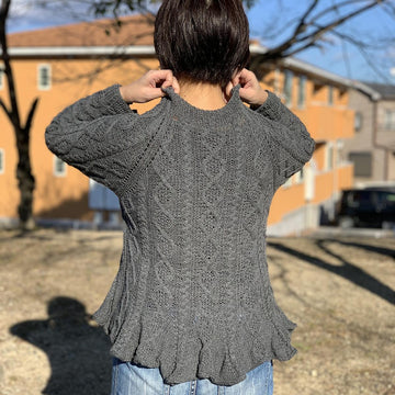Cable A sweater