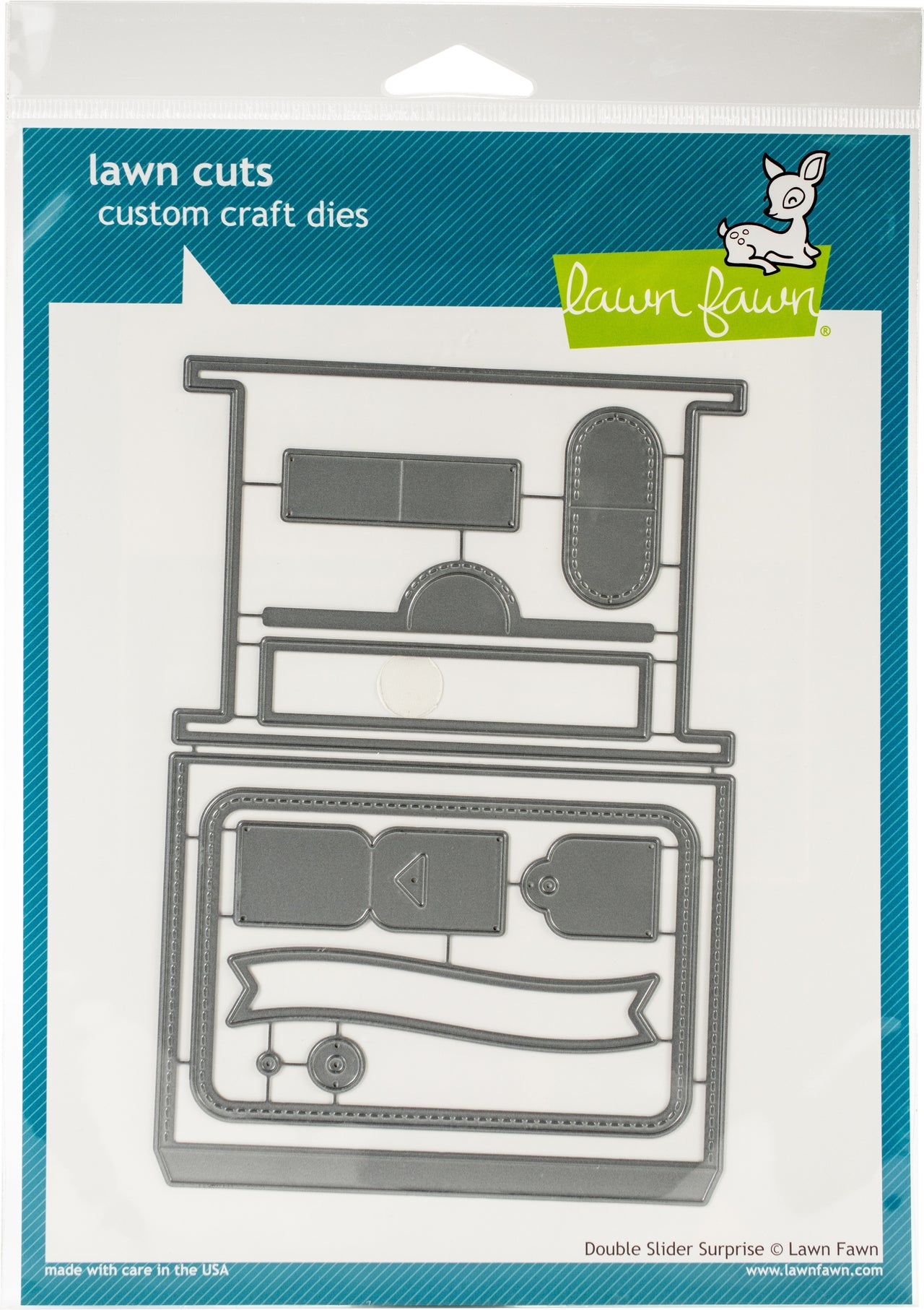 Lawn Fawn Lawn Cuts Custom Craft Die - Double Slider Surprise