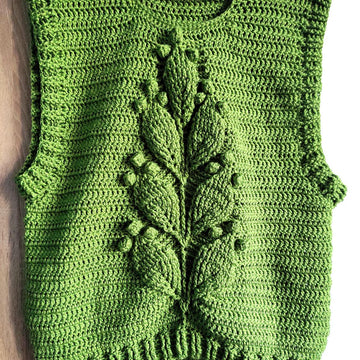 Leaves Sweater Vest