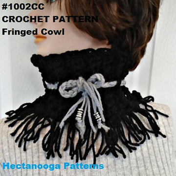 1002CC - Fringed Cowl
