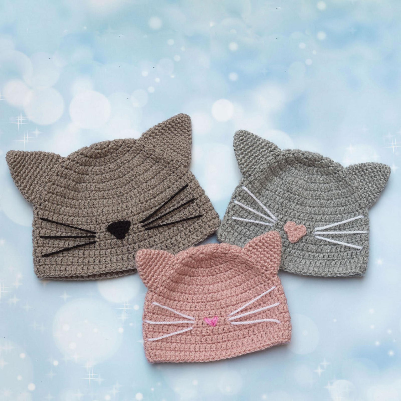 3 in 1 cat hats