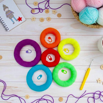 Rainbow stacking rings
