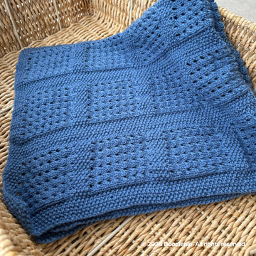 Cellular Baby Blanket