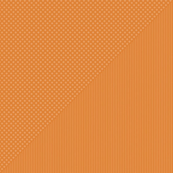 Authentique Paper Spectrum Dots/Stripes Double-Sided Cardstock 12"X12" 18/Pkg - Ginger Snap