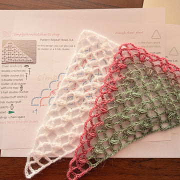 Crochet Baktus / Shawl #98