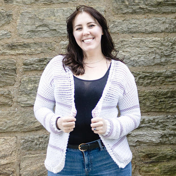 Stripe into Spring Cardigan