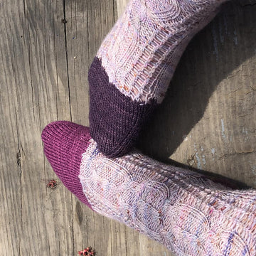 Twisted Lace Socks