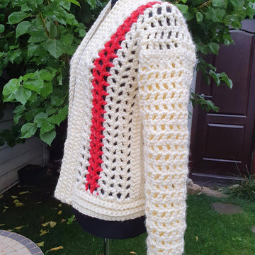 Crochet simple jacket