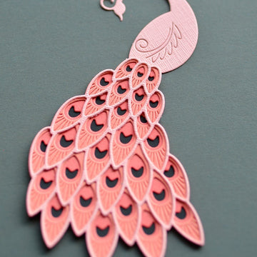 Memory Box Birch Press Designs Dies - Regal Peacock Layer Set