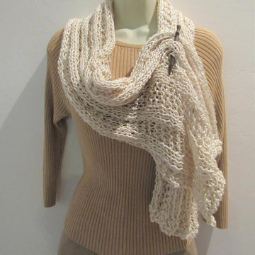 Pearl Frost Scarf