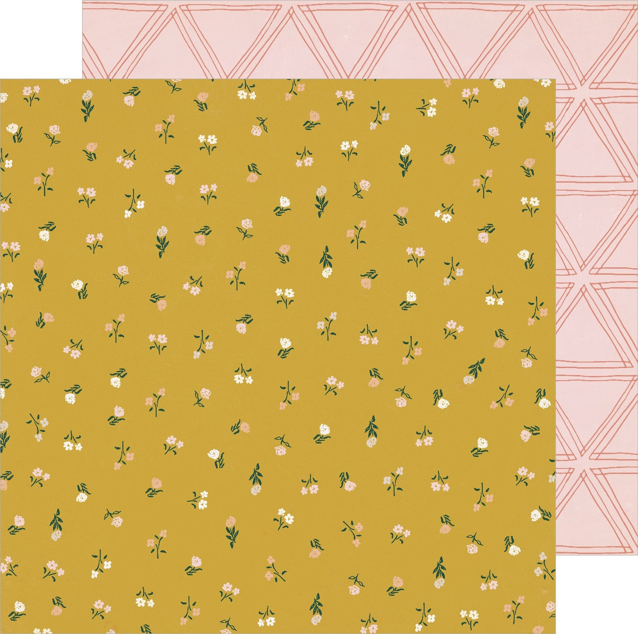 American Crafts Magical Forest Double-Sided Cardstock 12"X12" 25/Pkg - Wildflower