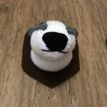 Badger Head Faux Taxidermy