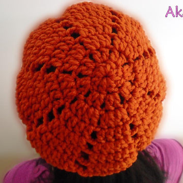 Crochet beret easy level. Sunbeams _ M03