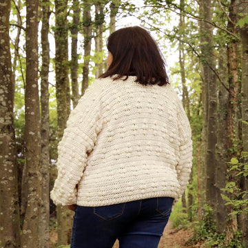 Honeycomb cardigan