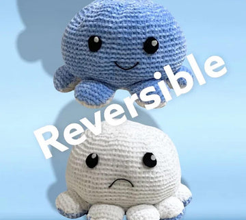 Octopus Knitting Pattern reversible