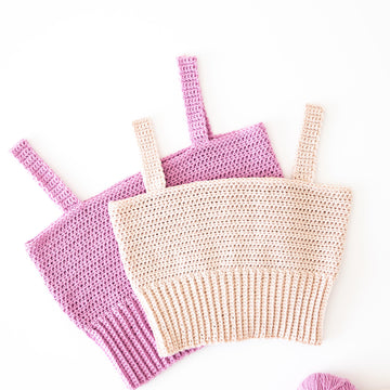 Blair Ribbed Hem Crop Top