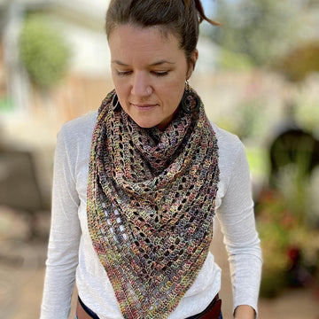 Willow Drift Triangle Shawl
