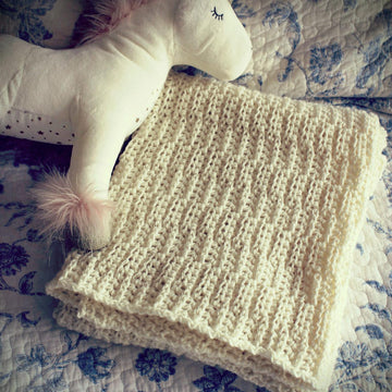 Heirloom Rib Baby Blanket
