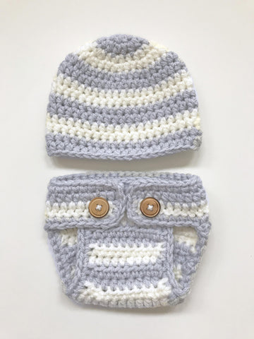 Diaper Cover and Beanie Pattern