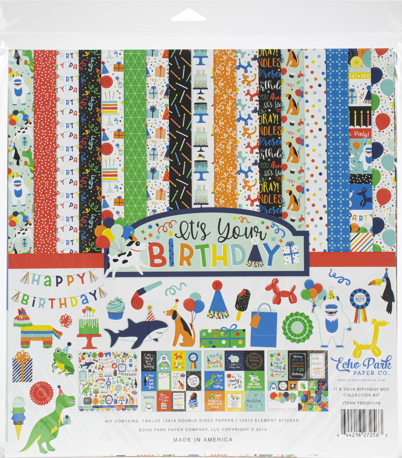Echo Park Paper Echo Park Collection Kit 12"X12" - It's Your Birthday Boy