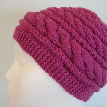 Sideways Cabled Hat