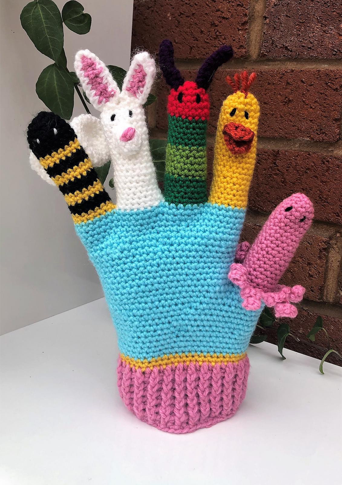 Finger Puppet Glove Crochet Pattern