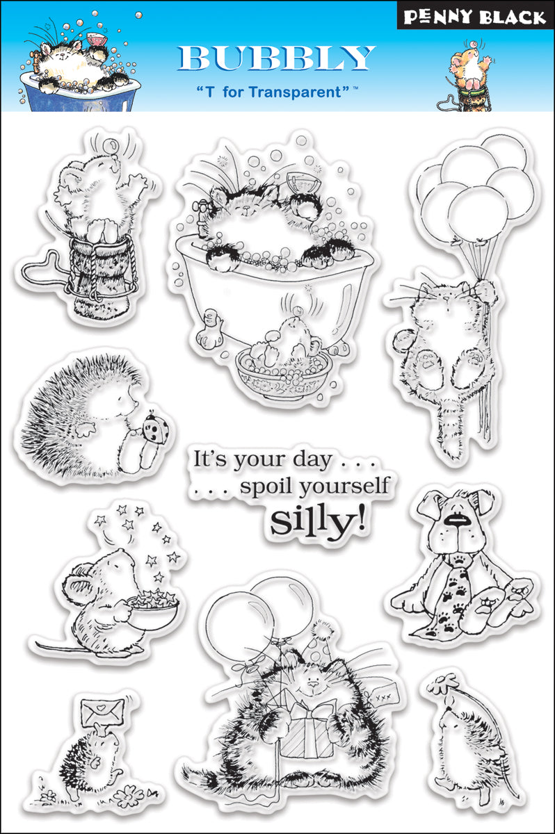 Penny Black Clear Stamps - Bubbly