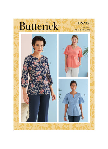 Butterick Misses' Top B6732 - Sewing Pattern