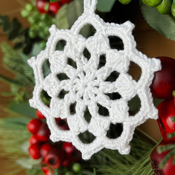 Ten Point Snowflake Ornament