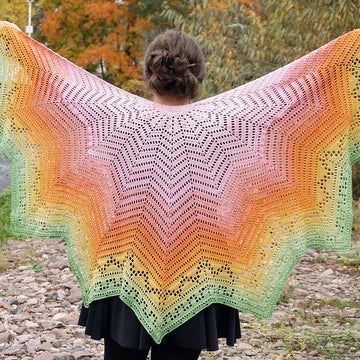 Sweet papaya vest or shawl