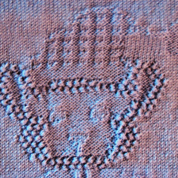 Teddy Bear Cot Blanket
