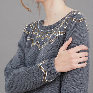 Billie Jumper - Knitting Pattern For Women in Debbie Bliss Rialto 4 Ply