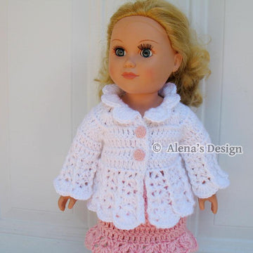 Pink and White Doll Set