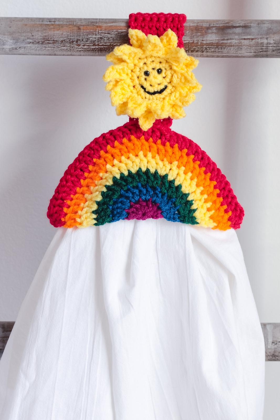 Rainbow Towel Topper