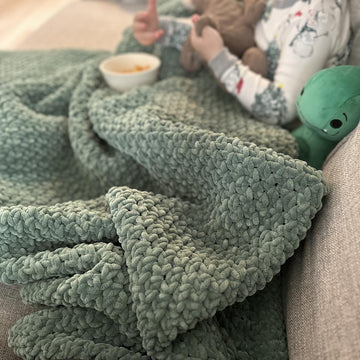 Chunky Chenille Throw Blanket