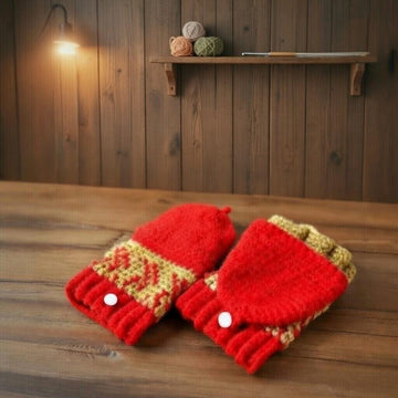 Crochet Convertible GlovesCrochet Convertible Gloves Pattern | Fingerless Gloves with Flip Cap | Instant PDF + Video Tutorial