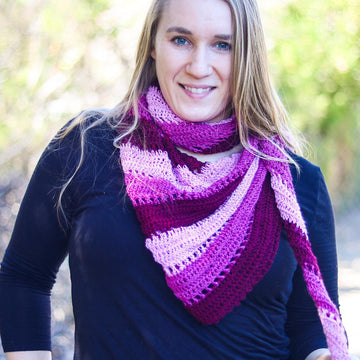Easy Boomerang Scarf