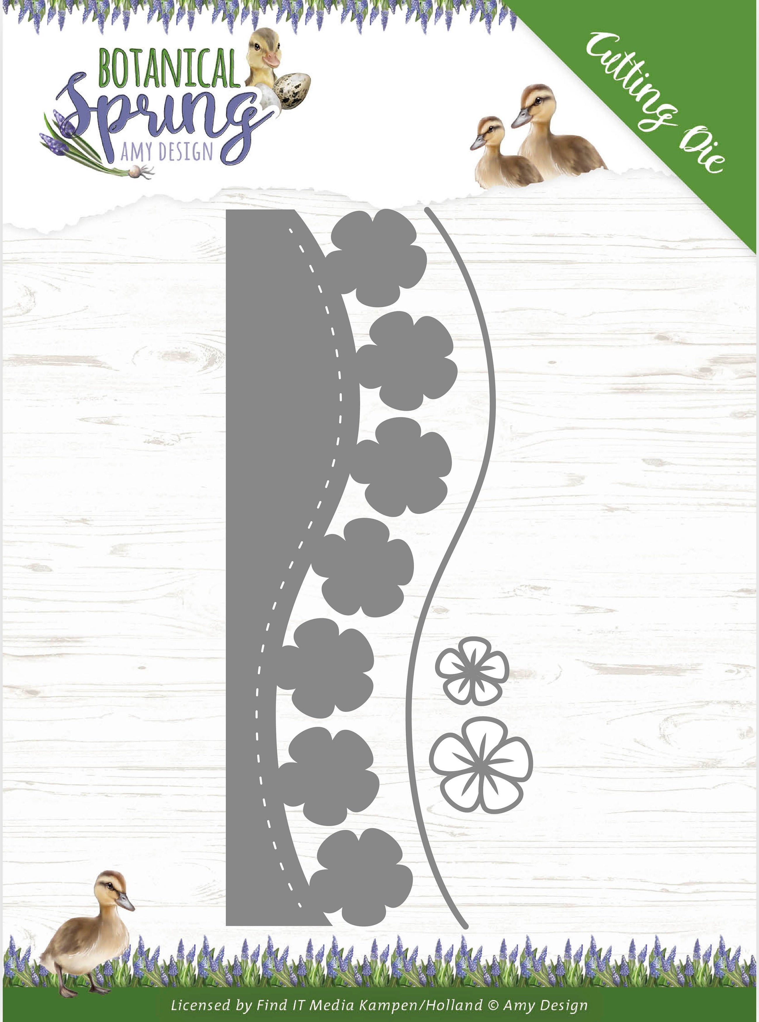 Find It Trading Amy Design Die - Blossom Border, Botanical Spring