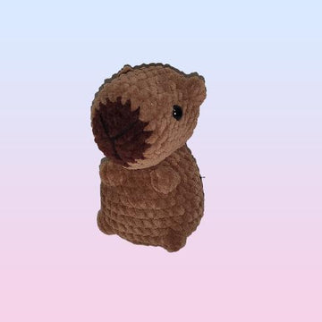 Capybara plush pattern, capybara plush, plushie patterns, baby crochet pattern