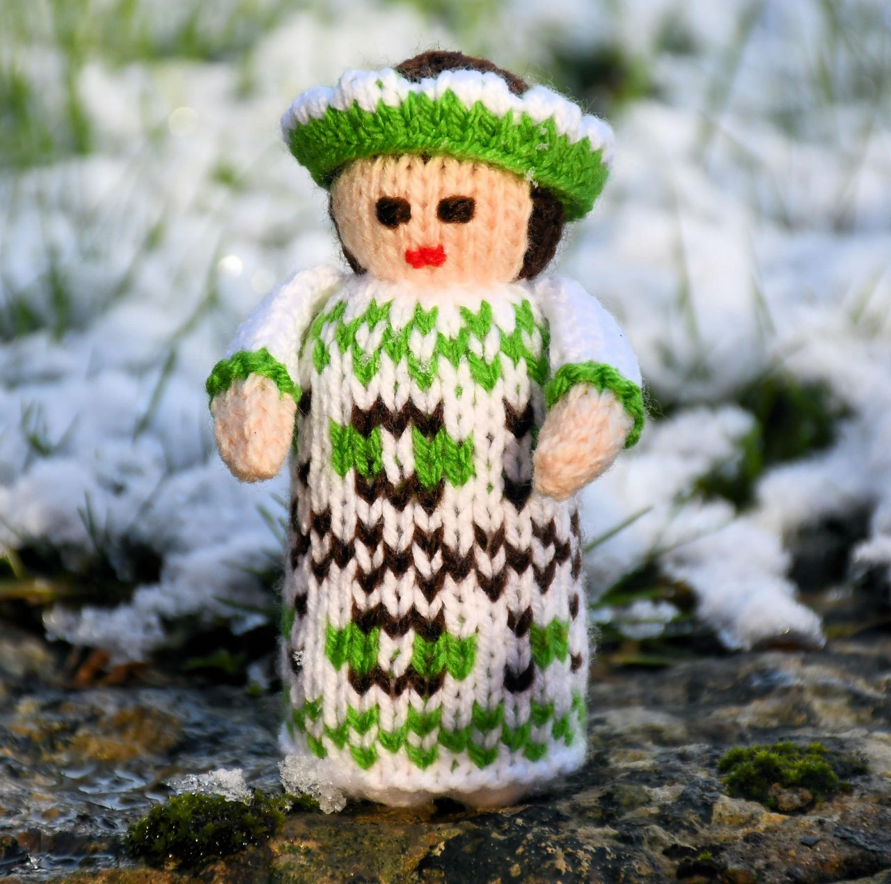 Winter Folk Doll Knitting Pattern - Toy Knitting Pattern