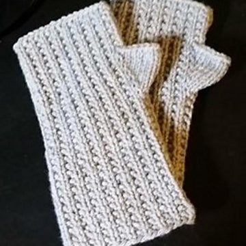Simple Joy - Fingerless Mitts