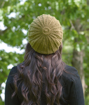 Beret in Cascade Yarns Venezia Worsted - W386 - Downloadable PDF