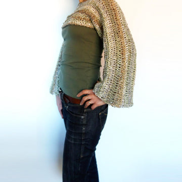 Boho Bell Sleeve Cropped Top